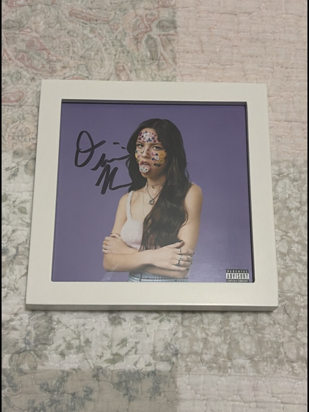 Signed Olivia Rodrigo Sour CD Insert
